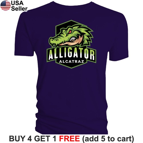 Camiseta Alligator Alcatraz Propia Patrulla Fronteriza Prisión Hielo Política BAA06 - Imagen 17 de 20