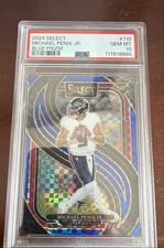 2024 Panini Select - Premier Level Michael Penix Jr. #110 Blue Prizm /175 (RC)