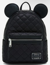 Loungefly Disney Mickey Mouse Puffer Quilt Ears Mini Backpack