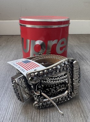 Supreme x BB SIMONS BANDANA BELT BLACK SIZE M
