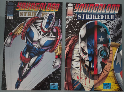 YOUNGBLOOD STRIKEFILE #1 & 2 (1993) IMAGE LIEFELD! JAE LEE! 1ST APPEARANCE GLORY