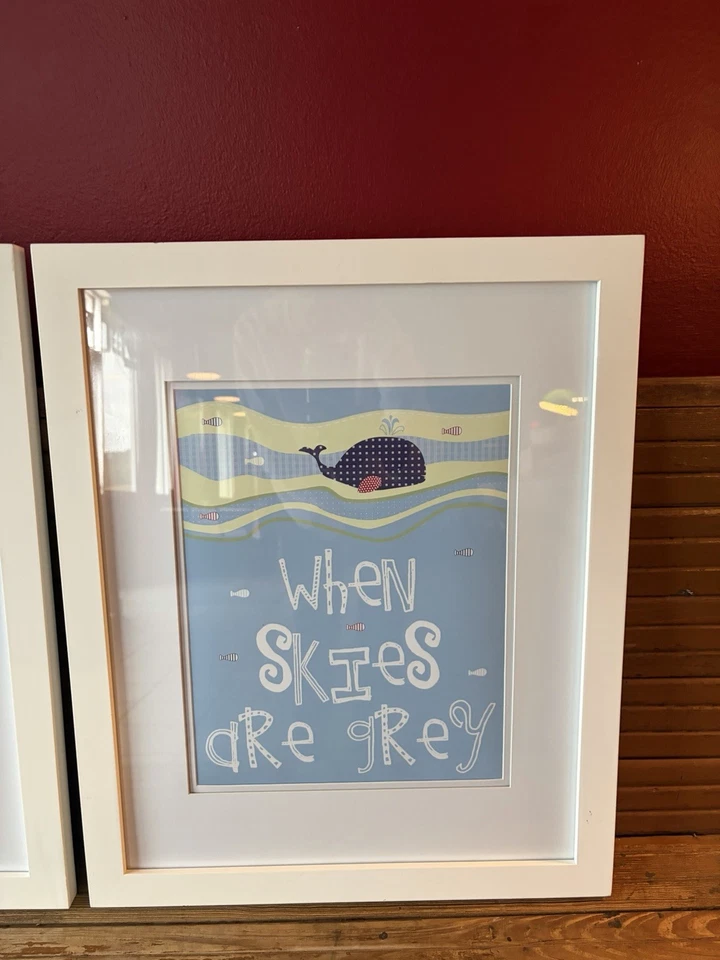 Juego de 4 impresiones de arte de pared para guardería grande enmarcado You Are My Sunshine decoración para guardería Foto 4 de 4