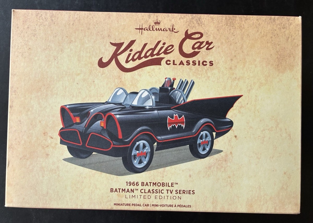 Hallmark 1966 Batmobile Batman Series 2017 Kiddie Car Classics Pre