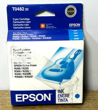 Genuine EPSON Ink Cartridge TO48220 Cyan EXPIRED 7/2007