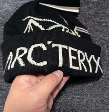 Arc teryx Bird Word Toque Beanie Black Wool Unisex Ski Hat NWT Outdoor 2026