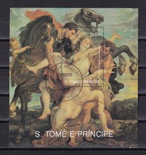 LI07 Sao Tome And Principe  1990 Paintings and Anniversaries of Famous Painters