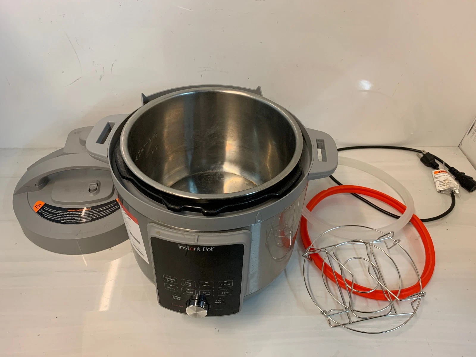 Instant Pot 6Qt Duo Plus 9-in-1 Whisper Quiet Steam Pressure Cooker 112-0169-01