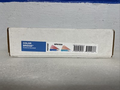 Pantone GP6102A Color Bridge Coated And Uncoated CMYK sRGB HTML New Sealed