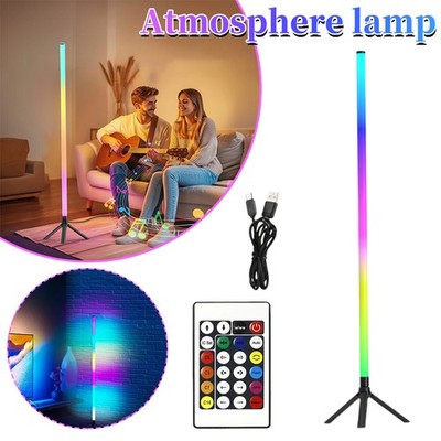 Corner Floor Lamp Color Changing LED Floor Lamp For Modern Mood W/ Remote AUN