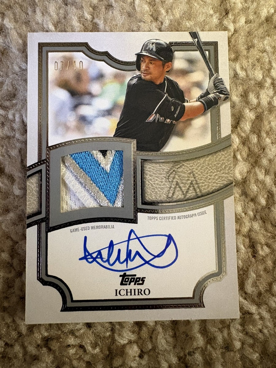 2026 Topps Series 1 Ichiro Topps Flagship on-card autograph /10 | eBay