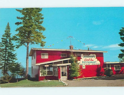 #ad #ad Unused Pre 1980 JOHNSON#x27;S RESTAURANT Copper Harbor Michigan MI M9186@ $1.49