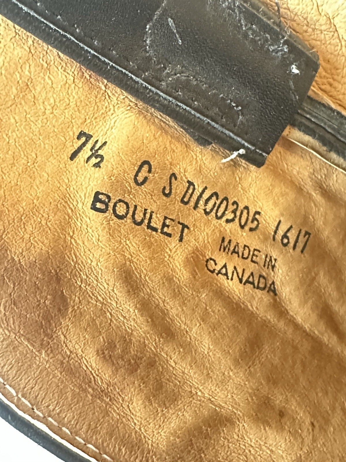 BOULET BOOTS Python Grey Black Leather Cowgirl Bo… - image 7