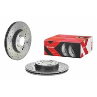 2X Brembo Bremsscheiben 282Mm Gelocht/Innenbel. Vorne Passend FÜR Honda Civic