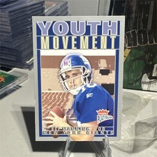 Fleer Platinum Youth Movement Eli Manning New York Giants 1/15 Football