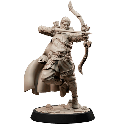 #ad Human Ranger Archer Resin Miniature 3D Printed Damp;D Tabletop RPG Figure $19.99