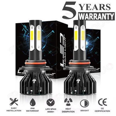 For Dodge Challenger 2015-2019 9012 LED Headlight Kit 6000K White Hi/Lo 2x Bulbs