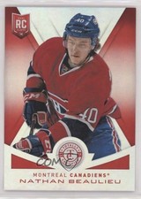 2013 Totally Certified Rookie Mirror Platinum Red 21/25 Nathan Beaulieu #204 0s3