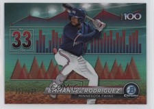 2024 Bowman Scouts Top 100 Aqua Refractor 21/125 Emmanuel Rodriguez #BTP-33 19ot