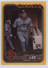2024 Topps Update Rookie Debut Gold Rainbow Foil Jung-Hoo Lee Jung Hoo 1jl9