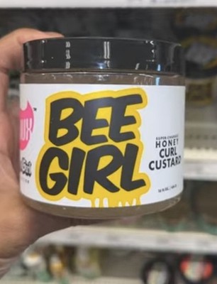 Curlsmith Bee Girl Honey Curl Cream Custard, Curl Enhancing, 16 fl oz