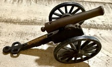 Vintage Mini Cast Iron Brass Cannon Stones River National Battlefield Souvenir