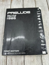 1986 Honda Prelude Genuine Factory Repair Shop Service Manual