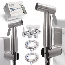 Kit De Rociador De Bidet Manual De Acero Inoxidable Con Manguera 2 Juegos