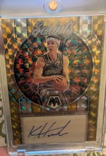 2022-23 Panini Mosaic Scripts Kevin Huerter Auto #MS-HUE Gold Prizm /10