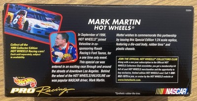 Hot Wheels 1998 Pro Racing Mark Martin #6 NASCAR Valvoline 1 24
