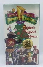 Mighty Morphin Power Rangers: Alpha's Magical Christmas (VHS Tape) 1994 Sealed