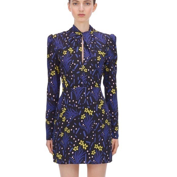 Self-Portrait Floral Mini Dress