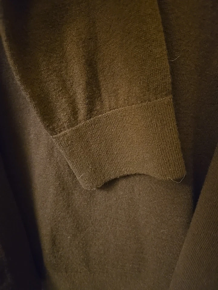 Suéter Theory Para Hombre 2XL Cuello Redondo Granate Mezcla Lana Merino Foto 2 de 4