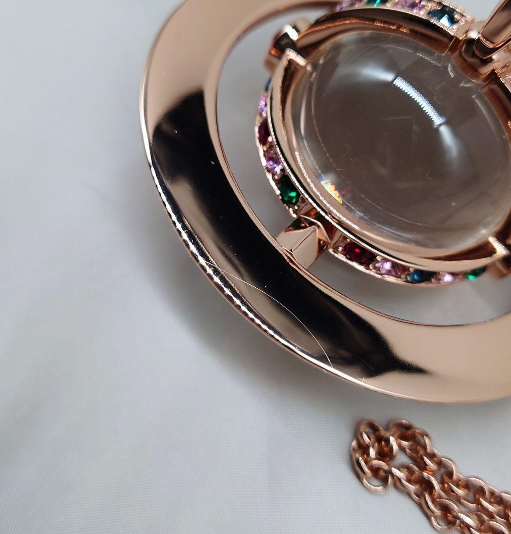 Vivienne Westwood necklace giant orb pink gold accessory RARE w