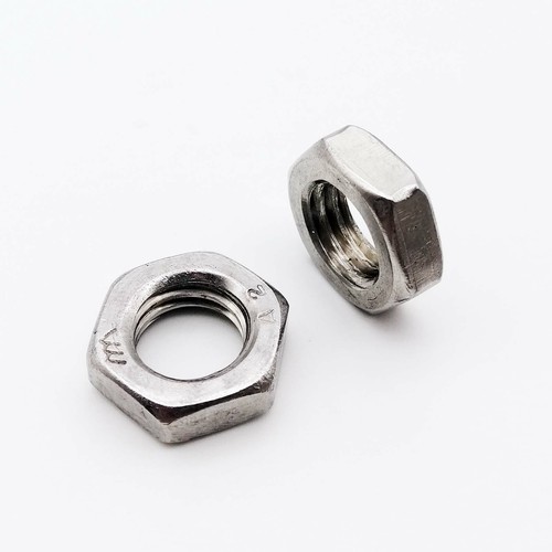 M2 M2.5 M3 M4 M5 M6 M8 M10M12M14M16 304 Stainless Steel Hex Hexagon Jam Thin Nut - Picture 5 of 11