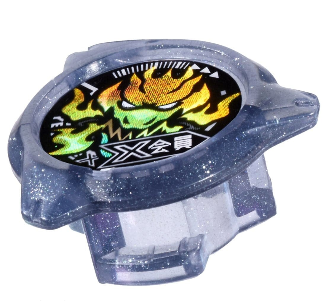 Beyblade X CX-00 Doran Promo chip Lock Chip Clear Black Member