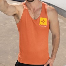 New Mexico UnisexTank-State Flag With Motto Printed
