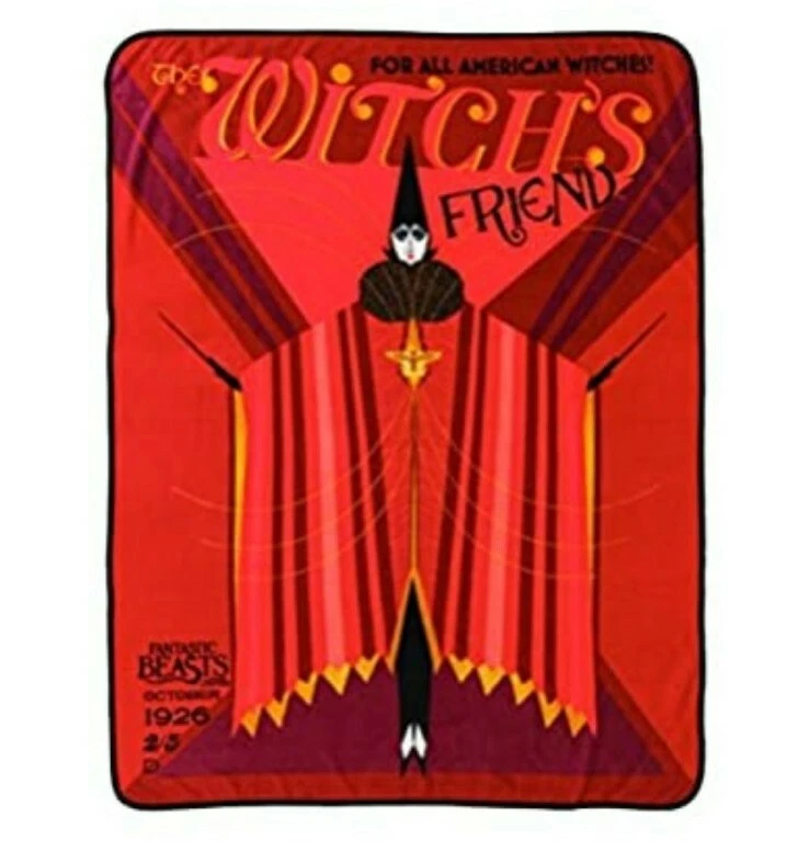 Harry Potter Throw Blanket Fantastic Beasts and Where to Find Them NEW - Image 2 of 3