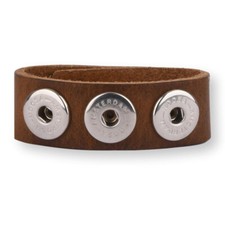 Noosa Amsterdam Armband für 3 Chunks, Midbrown, Größe S
