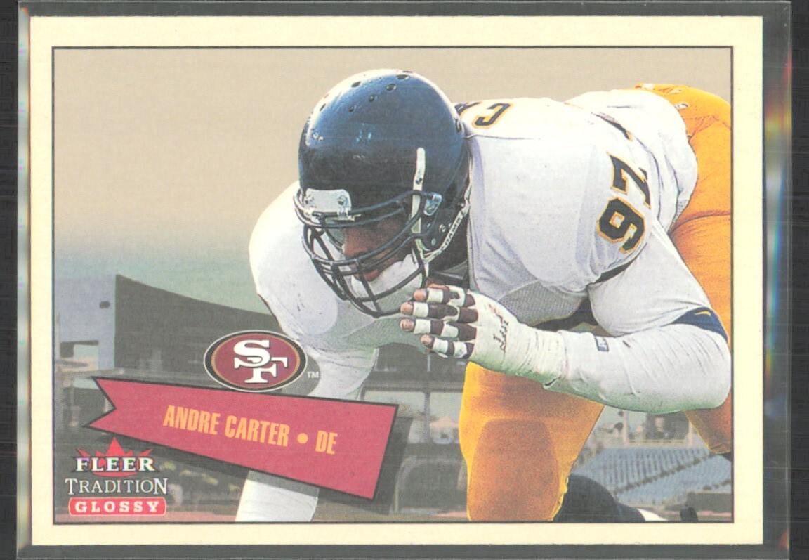 Andre Carter Fleer Tradition Glossy #441 Base