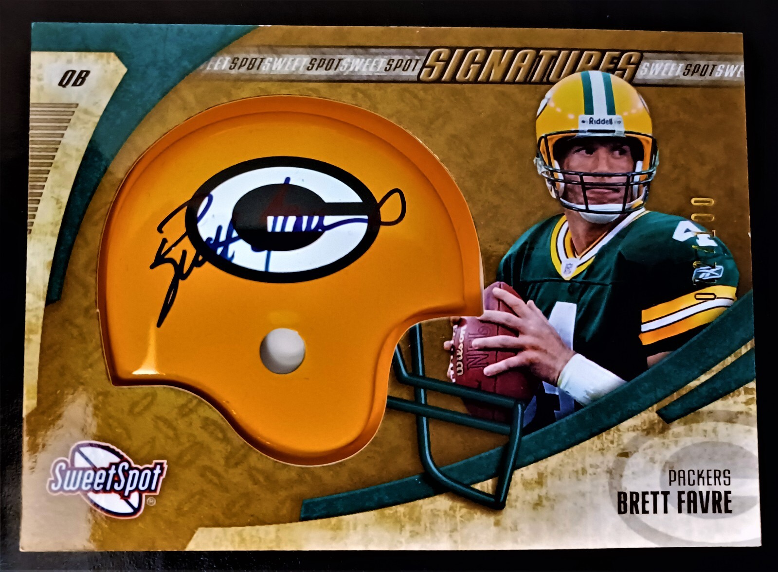 Brett Favre Autographed Signed Green Bay Packers -2006 Sweet Spot GOLD (#72/100) AUTO/ RARE & MINT? 
