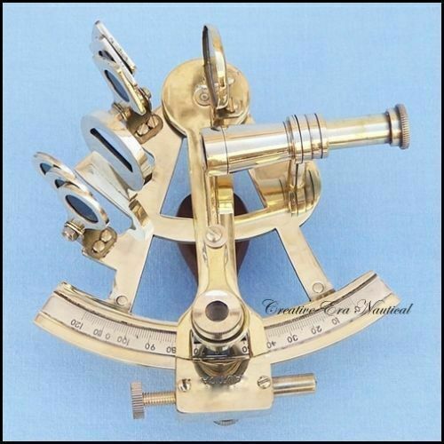 NAUTICAL Kelvin & Hughes Vintage Brass sextant MARINE Maritime
