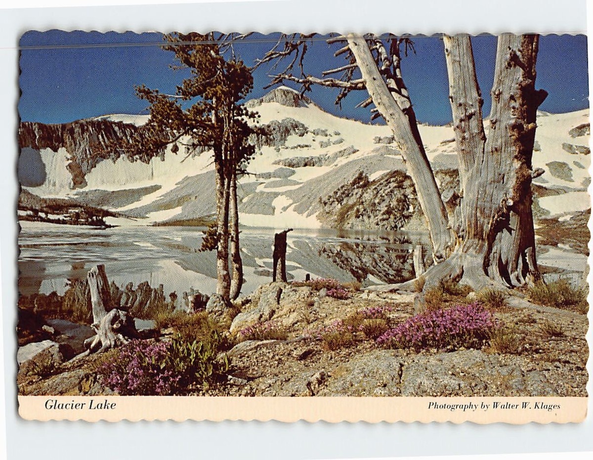 Postcard Glacier Lake Eagle Cap Wilderness Lostine Oregon USA