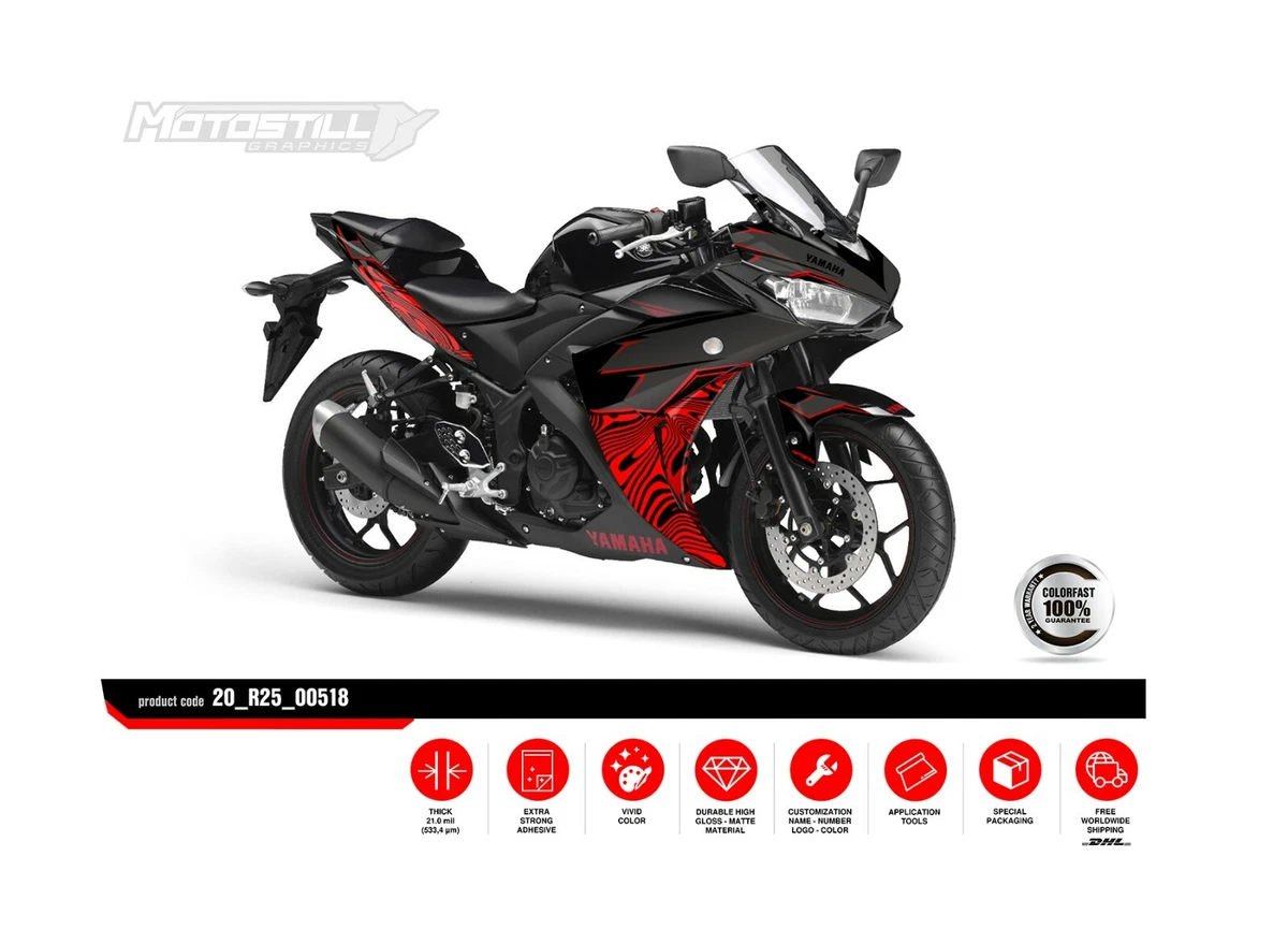 Decal sales yamaha r25