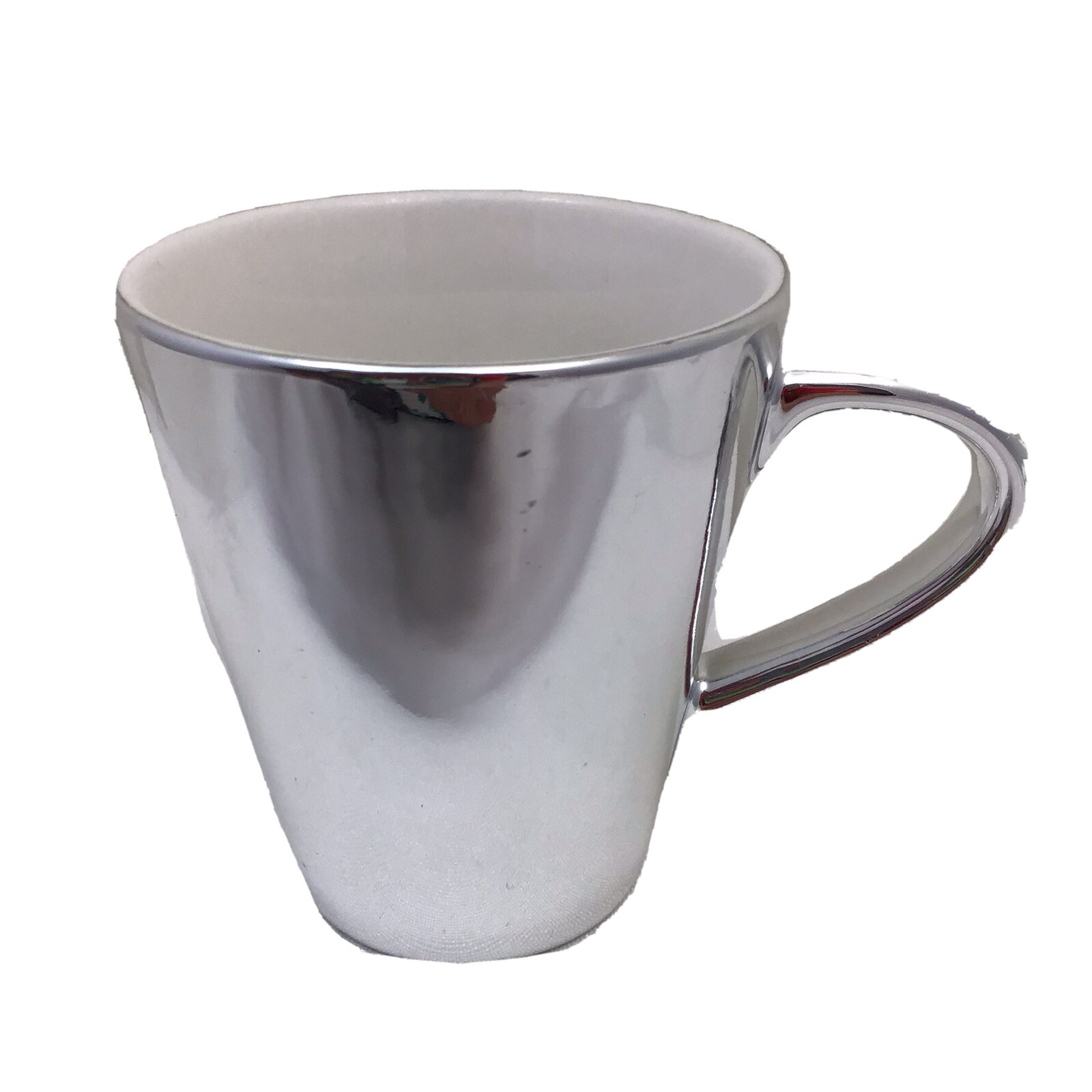 Starbucks 3 Oz Silver Demitasse Ceramic Tasting Cup 2013 Edition