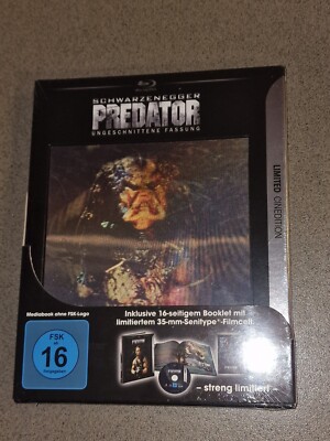 PREDATOR , Arnold Schwarzenegger, Limited CINEDITION Booklet Bluray , Neu & OVP 