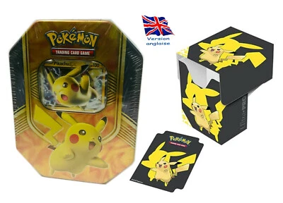 Pokemon Pokebox Pikachu Ex Neuf Scellé en édition 2016 anglaise + Deck box - Photo 1/4