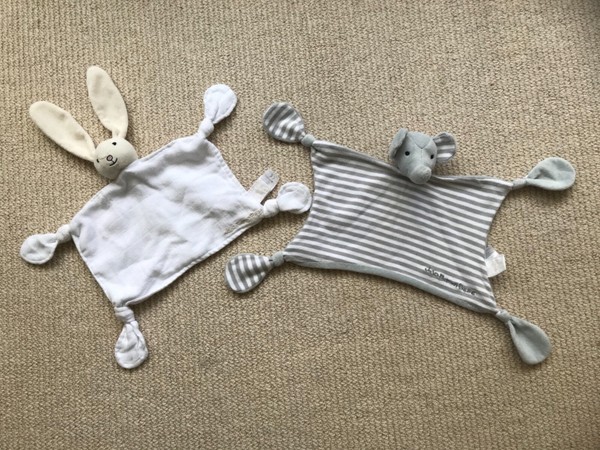 Jojo Maman Bebe Elephant Rabbit Comforters Baby Soft Toy Suitable From Birth Sonmieux Com