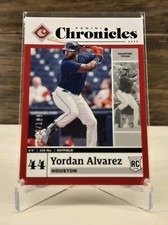 2020 Chronicles #32 Yordan Alvarez Red/100 Rookie R/C Astros