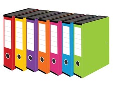 STRONG GLOSS A4 Foolscap Box Files Secure Document Storage With Spring Clip