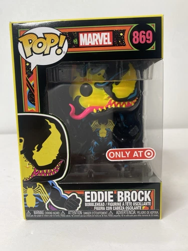 Funko Pop! Marvel Eddie Brock #869 Venom Blacklight Vinyl Target Exclusive